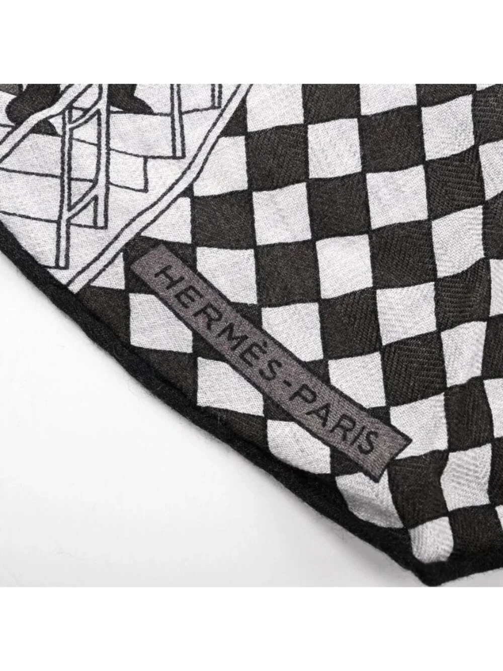 ★SOLD★ Hermes Scarf Losange GM - Picture 5 of 8